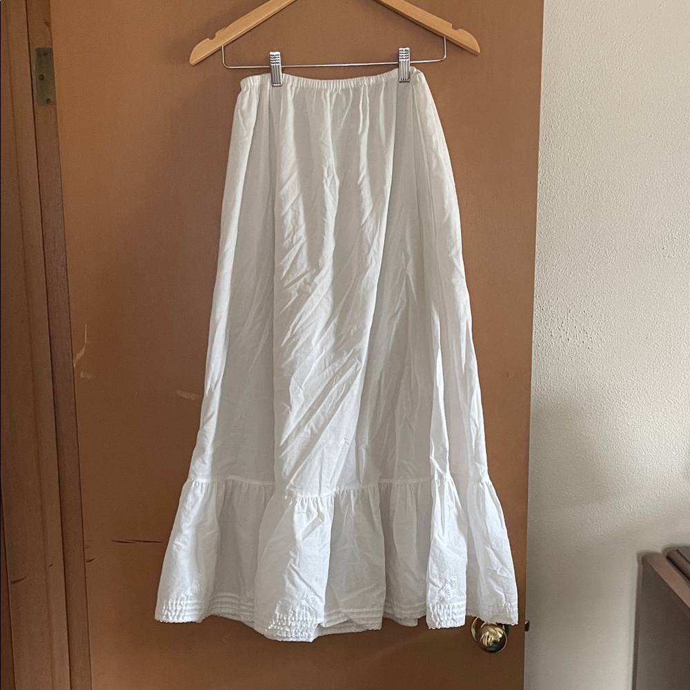 Vintage Laura Ashley White Skirt